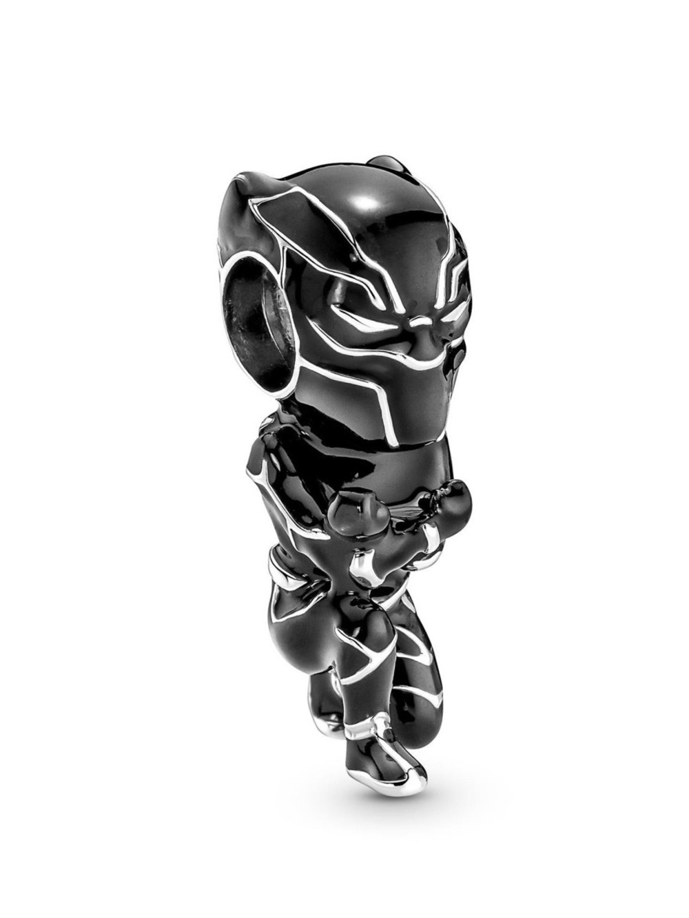 Pandora Marvel Black Panther Wakanda Forever Sterling Silver Charm